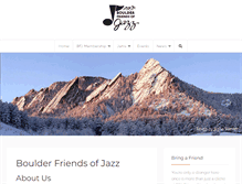 Tablet Screenshot of boulderfriendsofjazz.org